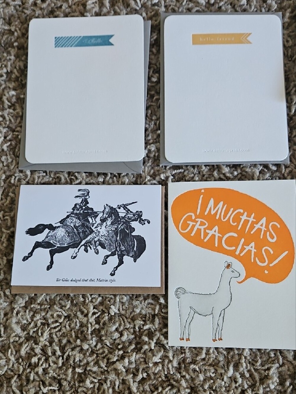 Blank Note Card Set - Assorted Designs - Picture 2 of 8